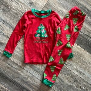 Elowel Christmas snug fit cotton pajamas- size 5years